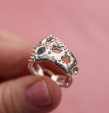 Seafoam Aquamarine & Diamond Ring - Kathryn Rebecca