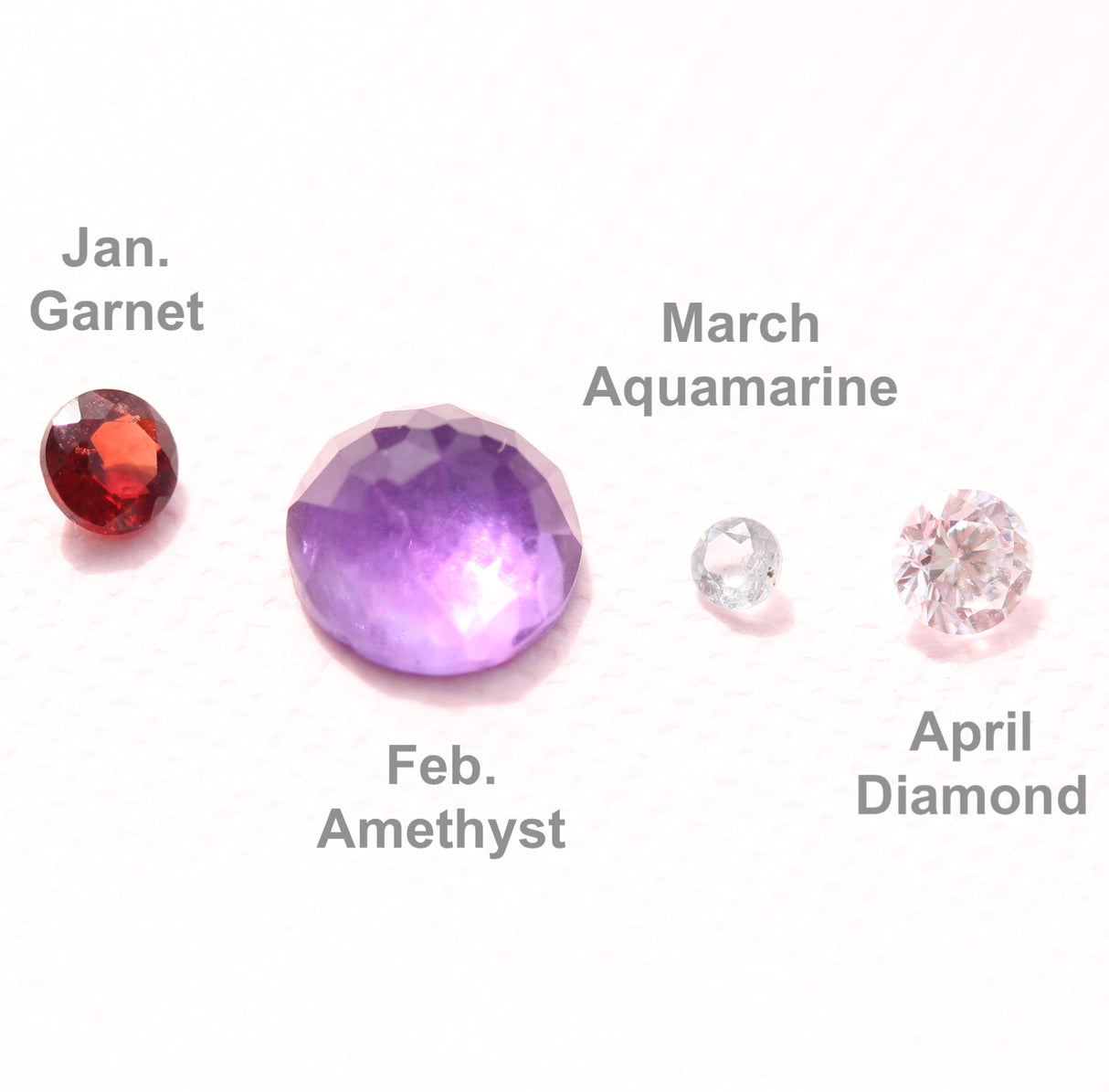 Birthstone Circle branch necklace