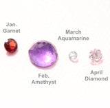 Birthstone Circle branch necklace