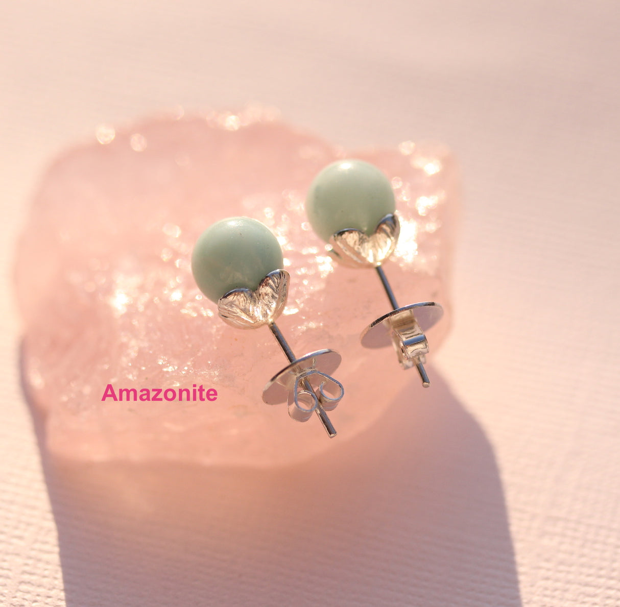 Four-Leaf Clover Gemstone Earrings