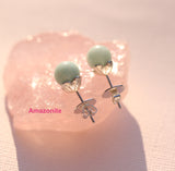 Four-Leaf Clover Gemstone Earrings