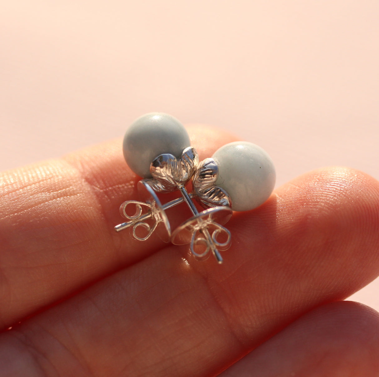 Four-Leaf Clover Gemstone Earrings