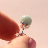 Four-Leaf Clover Gemstone Earrings