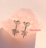 Four-Leaf Clover Gemstone Earrings