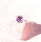 Amethyst Ring - Crown jewel