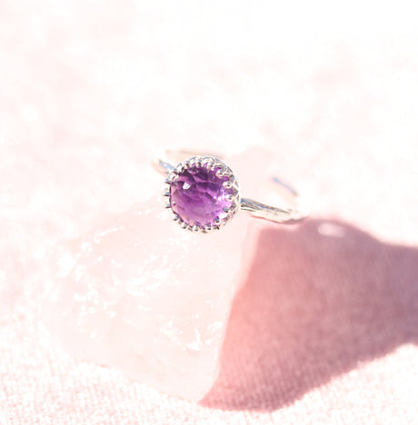 Amethyst Ring - Crown jewel