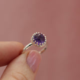 Amethyst Ring - Crown jewel