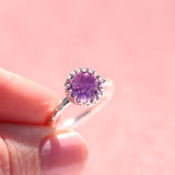 Amethyst Ring - Crown jewel