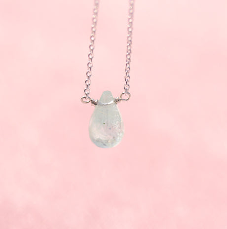 Green Amethyst Briolette Necklace