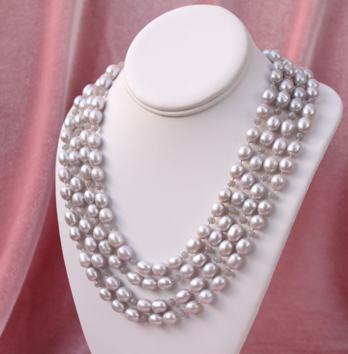 Multi Strand Pearl Necklace
