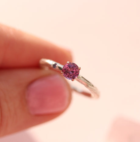 Berry Sapphire Branch Ring
