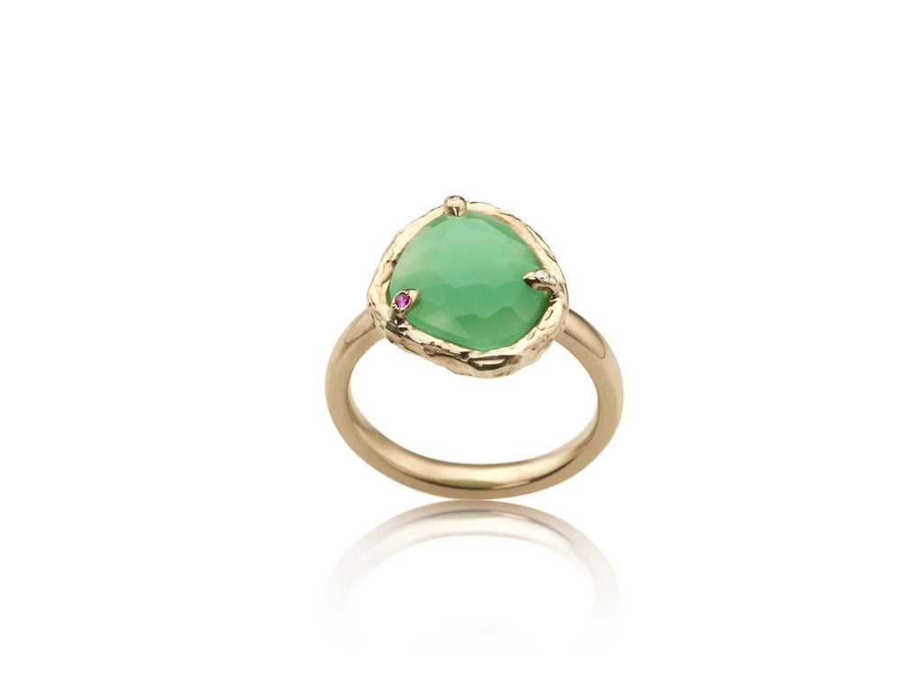 Chrysoprase ring - Kathryn Rebecca