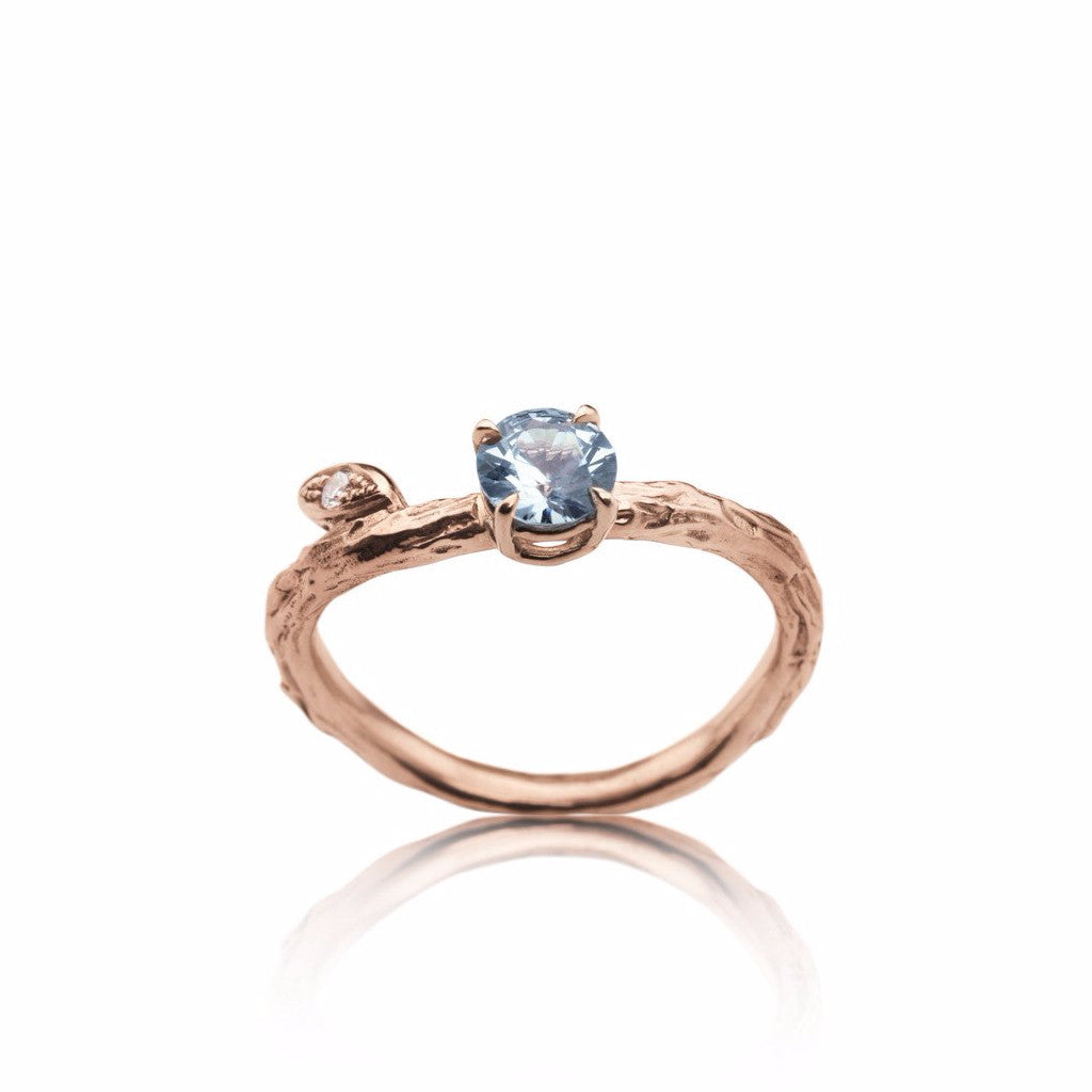 Branch and leaf engagement ring - Kathryn Rebecca