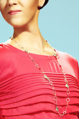 Beneath the lilies - long necklace - Kathryn Rebecca
