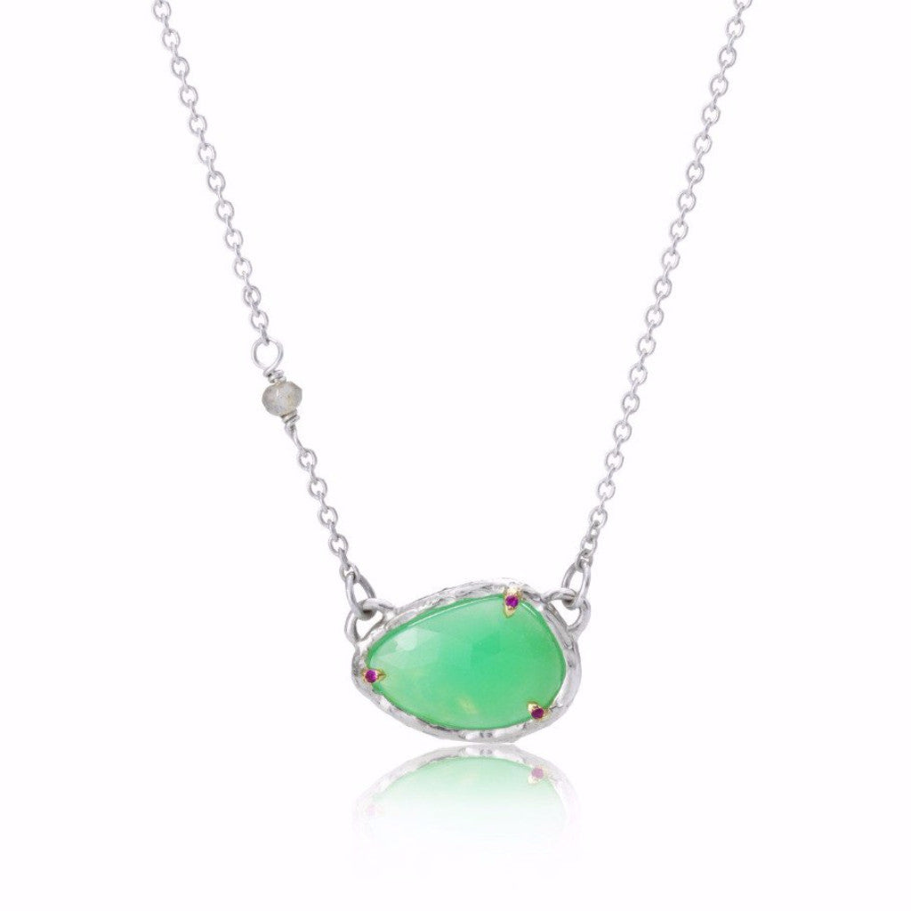 Chrysoprase necklace - Kathryn Rebecca
