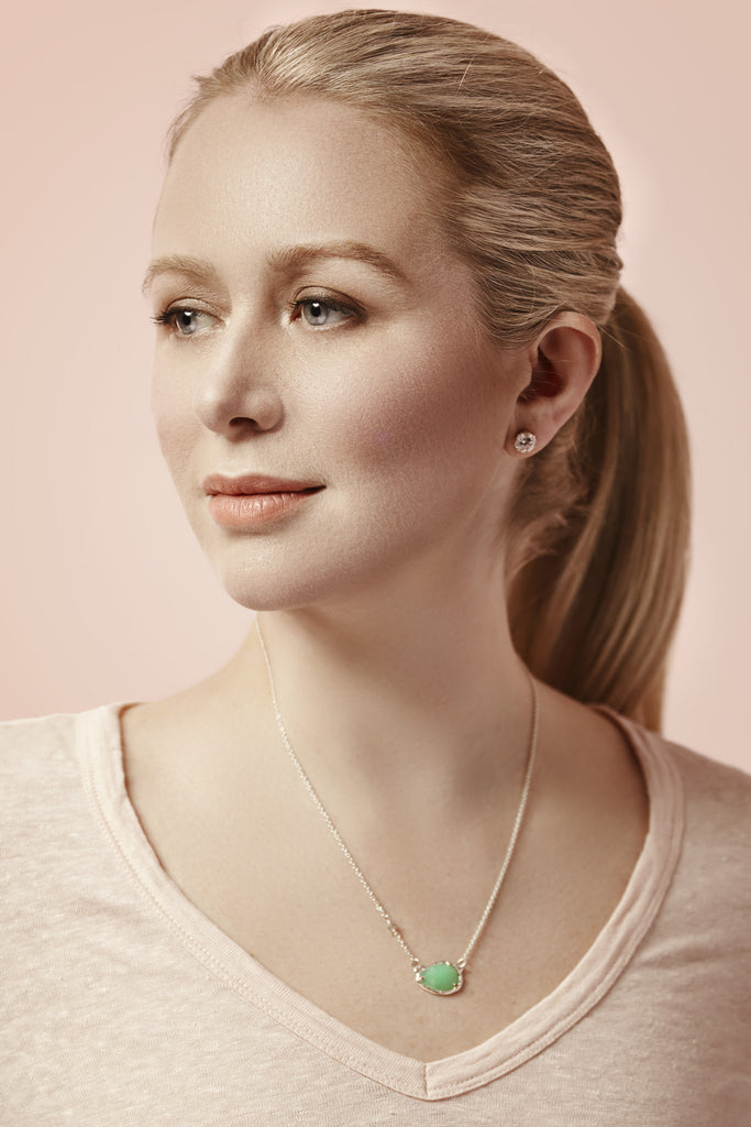 Chrysoprase necklace - Kathryn Rebecca