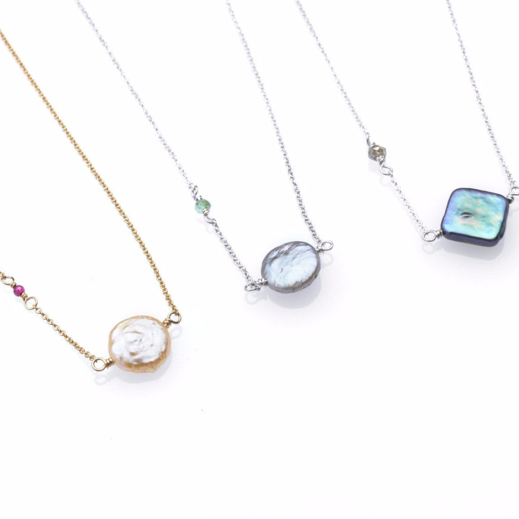 Coin pearl necklace - Kathryn Rebecca