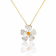 Golden Glow - buttercup necklace with gemstone - Kathryn Rebecca