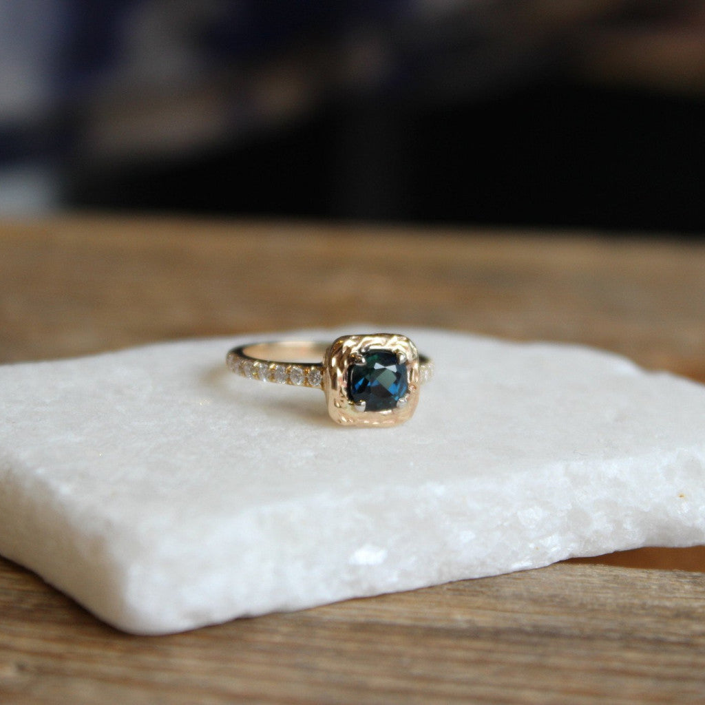 Cushion Engagement ring - Kathryn Rebecca