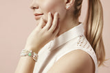 Aquamarine and Chrysoprase bracelet - Kathryn Rebecca