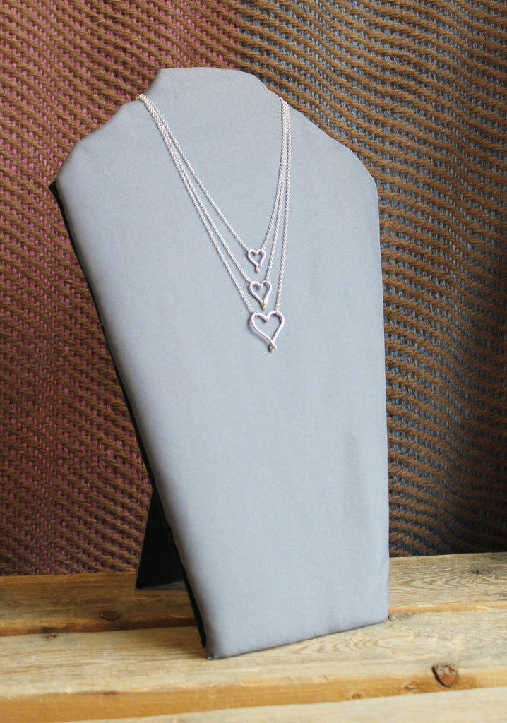 Medium heart necklace - Kathryn Rebecca