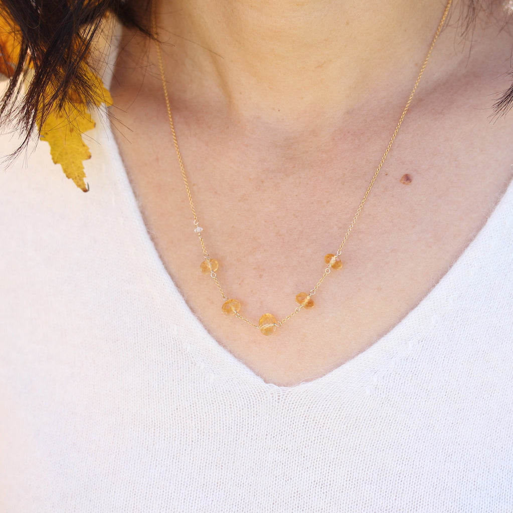 Citrine necklace