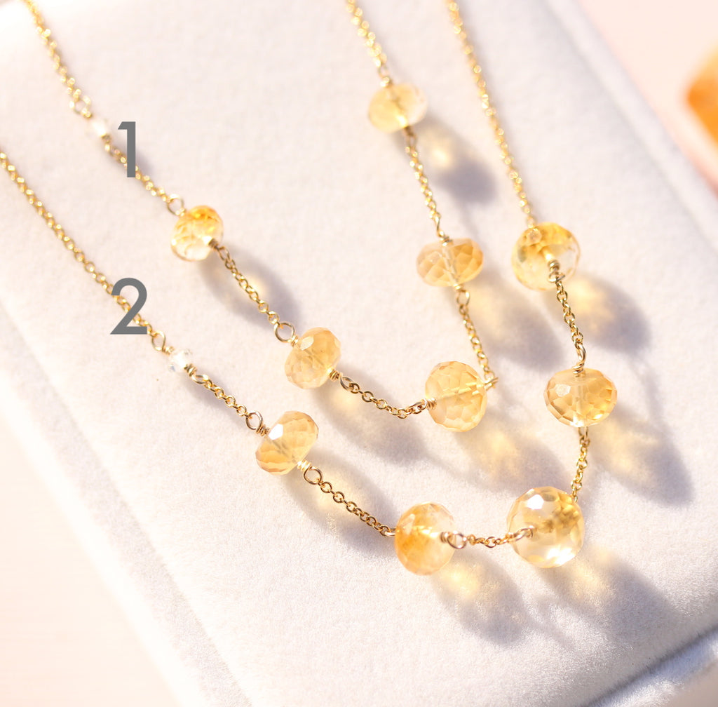 Citrine necklace