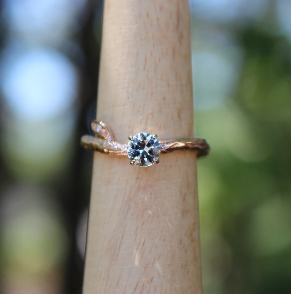 Branch and leaf engagement ring - Kathryn Rebecca
