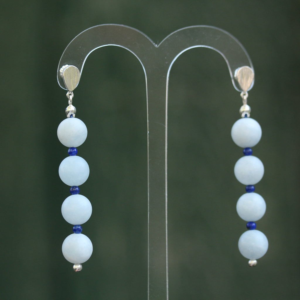 Aquamarine Drop Earrings