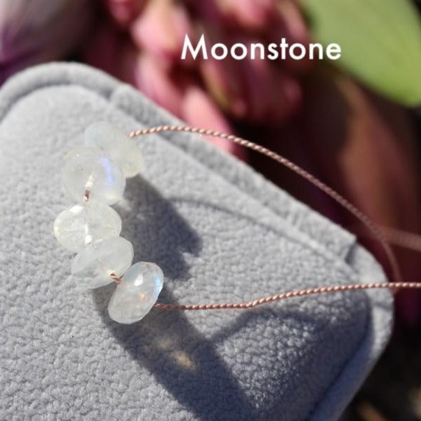 Gemstone with silk cord - Kathryn Rebecca