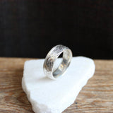 Men's Branch band with satin finish - Kathryn Rebecca