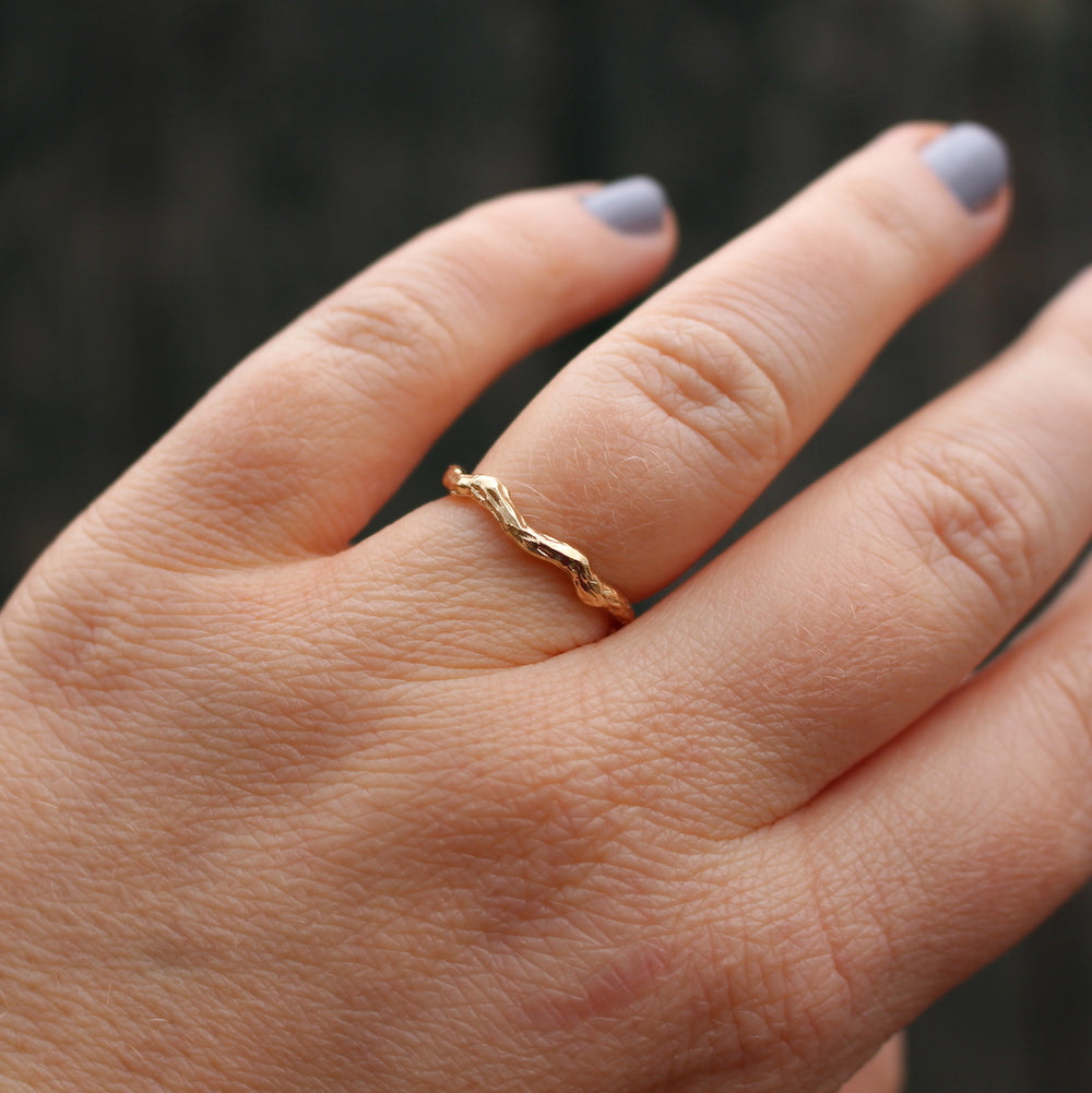 Branch wedding band