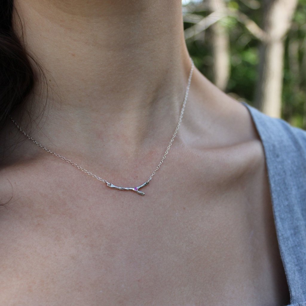 Delicate branch necklace - Kathryn Rebecca