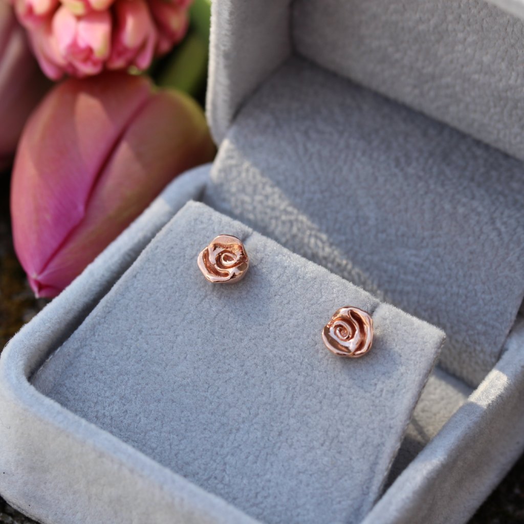 Rose stud earrings - Kathryn Rebecca