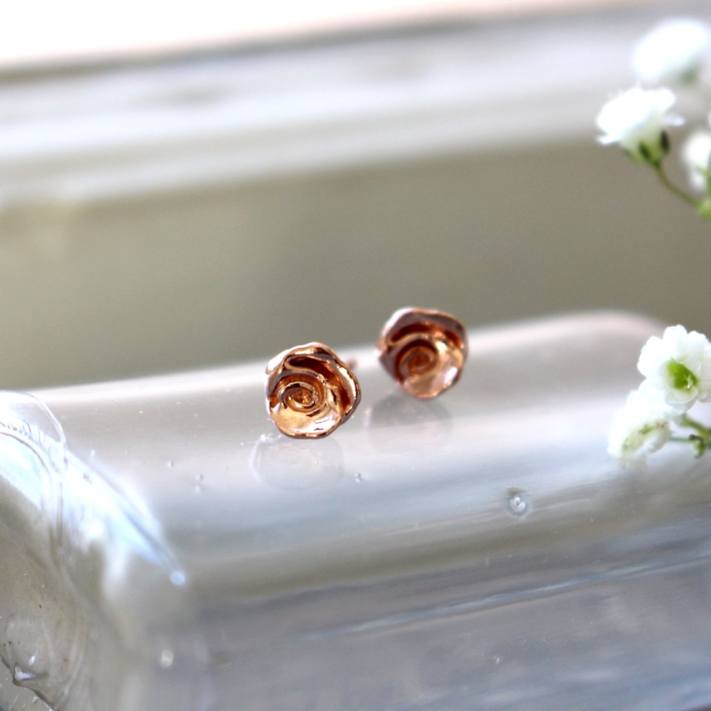 Rose stud earrings - Kathryn Rebecca