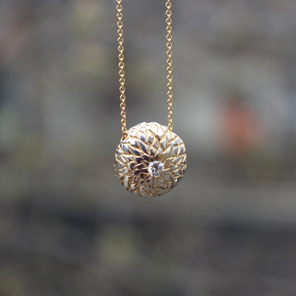 Fallen Acorn - Small Acorn necklace - Kathryn Rebecca