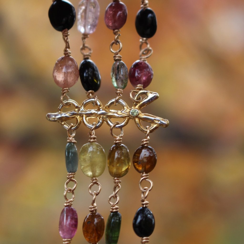 Tourmaline multi strand bracelet - Kathryn Rebecca