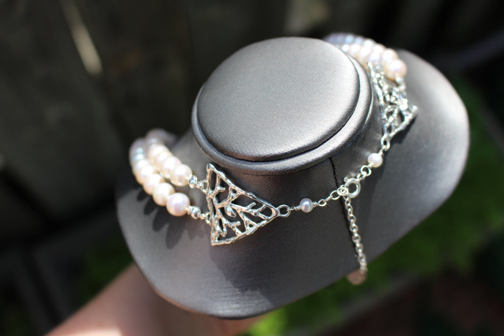 Two-strand Pearl Necklace - Kathryn Rebecca
