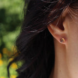Mini rose studs - Kathryn Rebecca