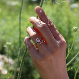 Cherry Blossom wedding band - Kathryn Rebecca