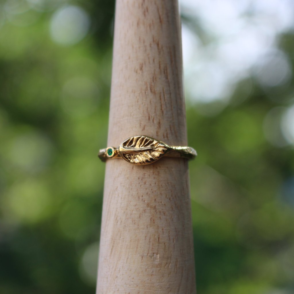 Leaf ring - Kathryn Rebecca