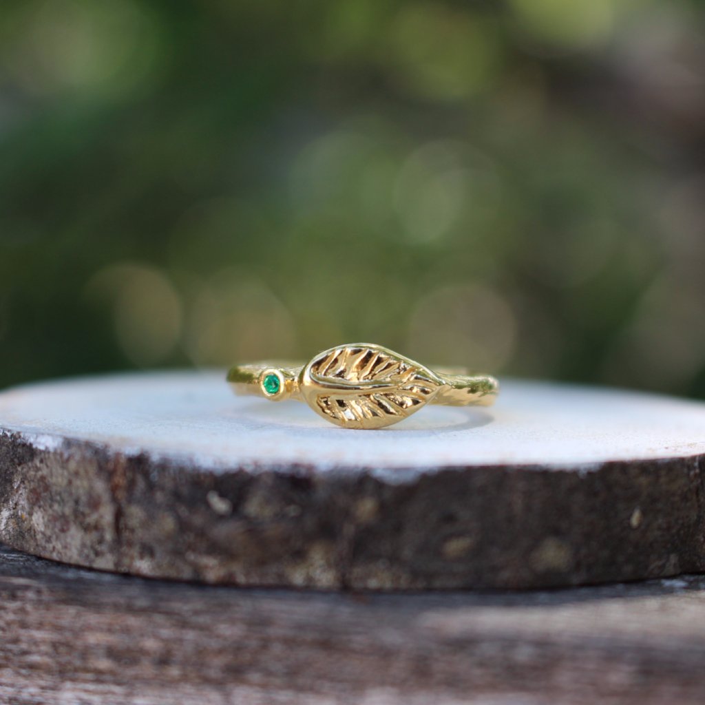 Leaf ring - Kathryn Rebecca