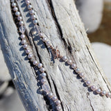 Long gray pearl necklace - Kathryn Rebecca