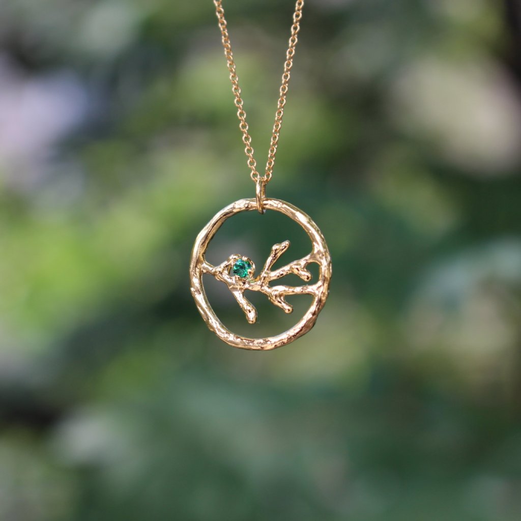 Blooming branches - gemstone necklace - Kathryn Rebecca
