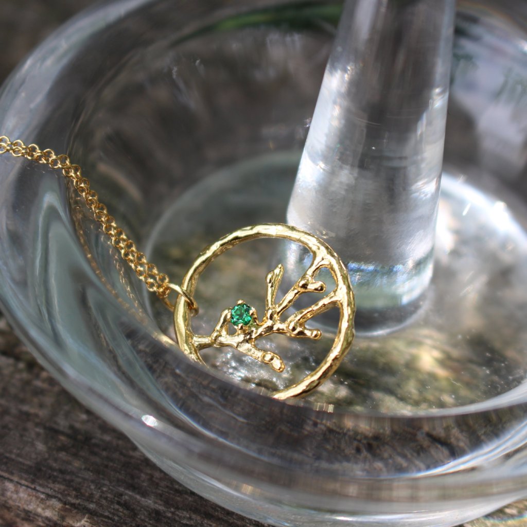Blooming branches - gemstone necklace - Kathryn Rebecca