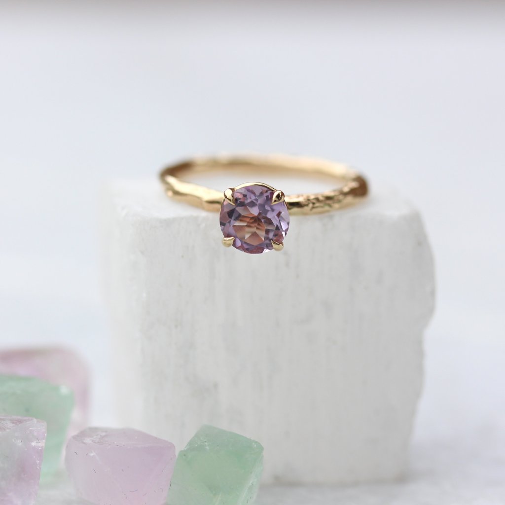 Amethyst and branch ring - Kathryn Rebecca