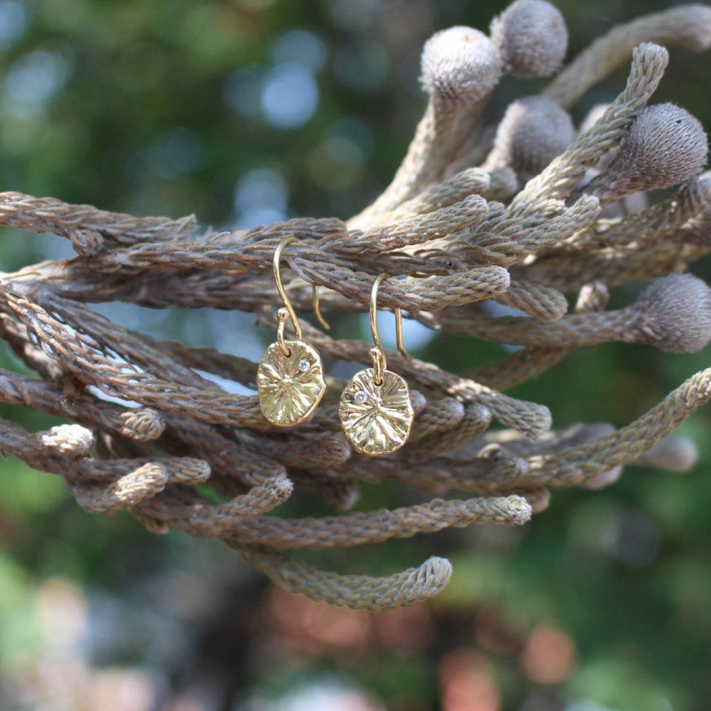 Lily pad earrings - Kathryn Rebecca