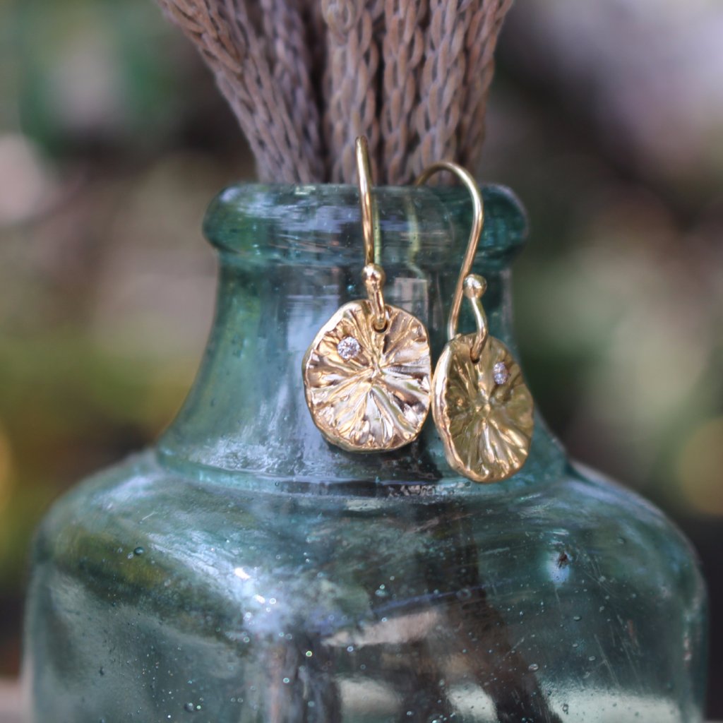 Lily pad earrings - Kathryn Rebecca