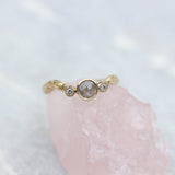 Rose cut diamond branch Engagement ring - Kathryn Rebecca