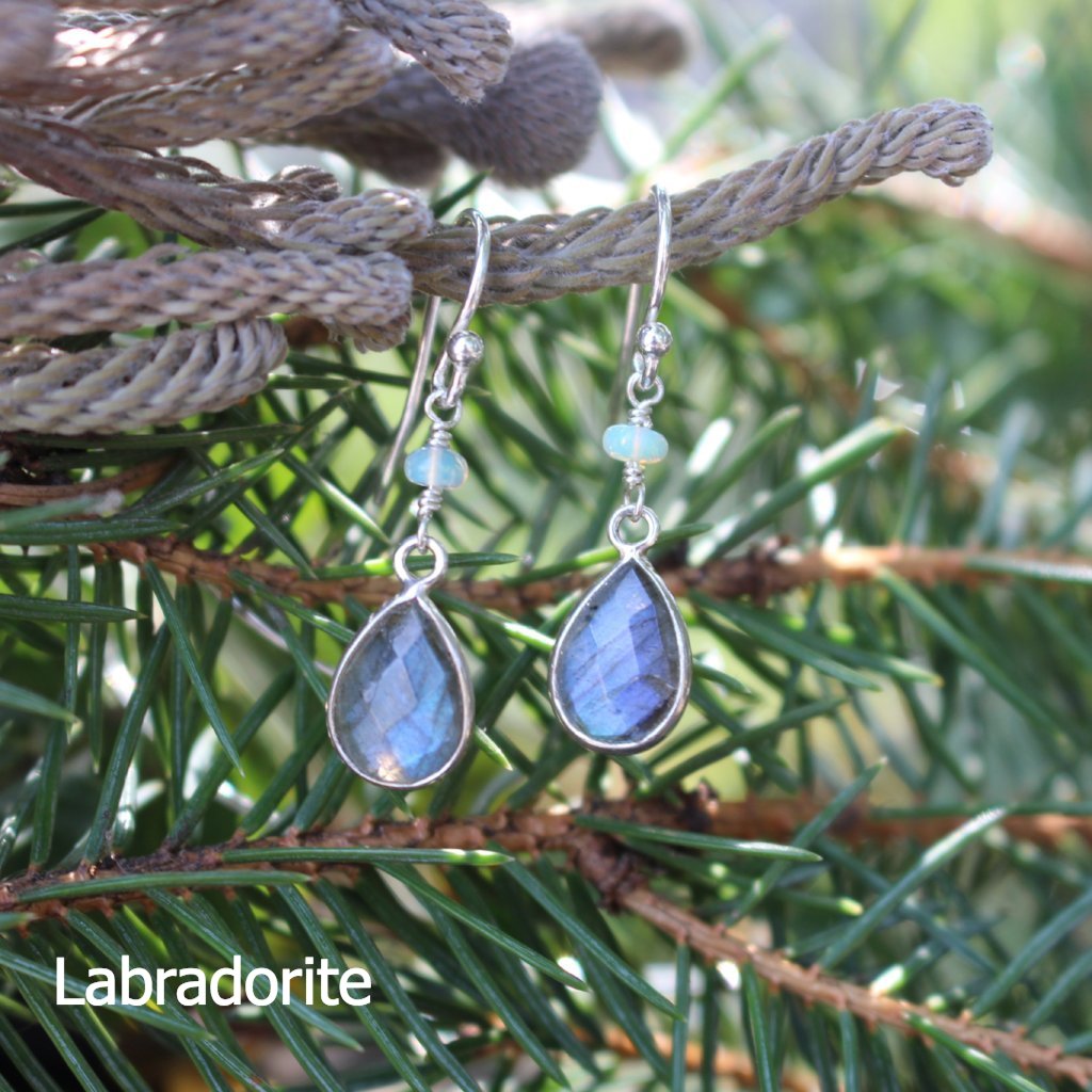 Drop gemstone earrings - Kathryn Rebecca